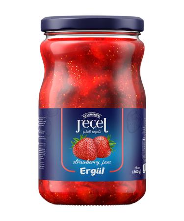 Ergul Confectionery Ergul Strawberry Jam 800 Gr