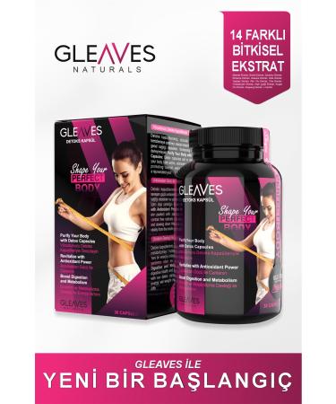 Gleaves Naturals Herbal Formula Detox Capsule / Rosemary Mate Chia Green Tea Extract Weight Loss