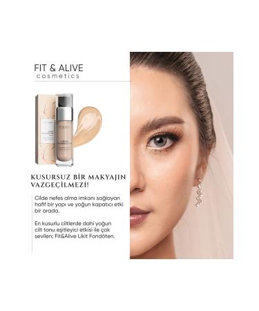 Fit & Alive Fitalive 102 Liquid Foundation Liquid Foundation - Medium - Buy Online on GoSupps.com