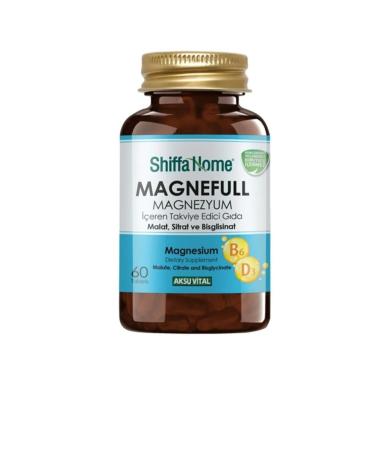 Shiffa Home Magnefull Magnesium Malate Citrate Bisglycinate 60 Tablets