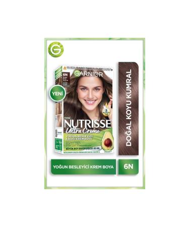 Garnier Nutrisse Intensive Nourishing Permanent Cream Hair Dye 6N Natural Dark Blonde