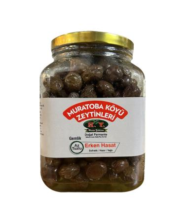 HY OLIVE HY Muratoba Village Olives Early Harvest (GEML K) Natural Fermented Less Salty (231-290) (900 gr.) (Glass)