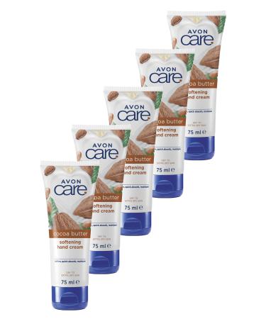 Avon Care Cocoa Butter Hand Cream 75 Ml. Set of Five