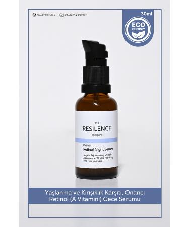 The Resilence Skincare Anti-Aging and Anti-Wrinkle Retinol (Vitamin A) Night Serum 30 Ml