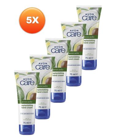 Avon Care Avocado Essence Hand Cream for Dry Skin 75 Ml. Set of Five - Buy Online on GoSupps.com