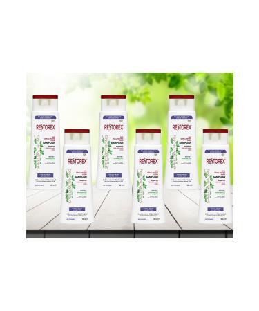 Restorex Biotin + Ivy Essence Shampoo For All Hair Types 500 ml 6 Pieces