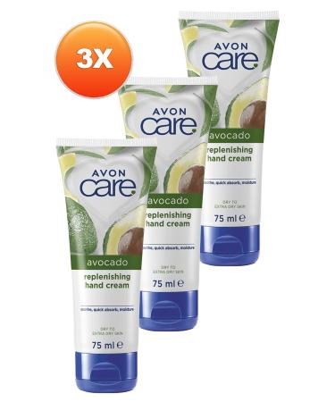 Avon Care Avocado Essence Hand Cream for Dry Skin 75 Ml. Triple Set - Buy Online on GoSupps.com