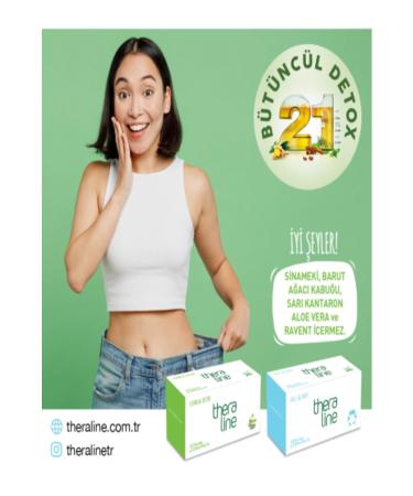 Theraline Full & Fast and Form & Detox (21 Days Holistic Detox Program) Herbal Tea 4 Boxes 80 Pieces - Buy Online on GoSupps.com