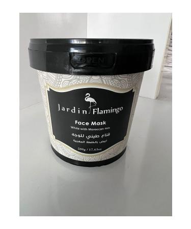 JARD N FLAMINGO FACE MASK WHITE WITH MOROCCAN MIX