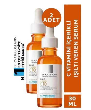 La Roche Posay Pure Vitamin C 10 Serum 30 ml 2 Pieces