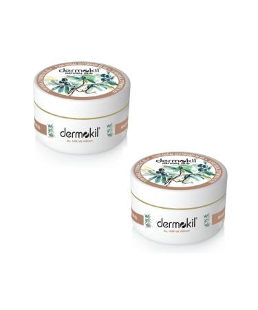 Dermokil Hand and Face Cream Olive Oil Clay Extract 300 ml 2-pack