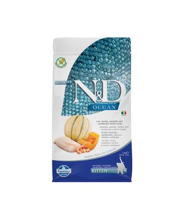 & D Grain Free Cod & Melon & Shrimp Kitten Cat Food 1.5 kg