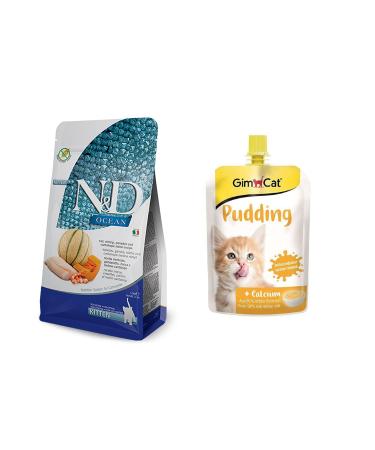 N & D Kitten Cod Cat Food 1.5 kg + Gimcat Pudding 150 gr
