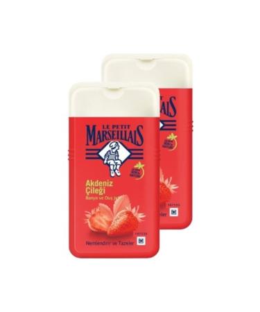 Le Petit Marseillais Le Petit Marseillais Mediterranean Strawberry 400ml X 2 Shower Gel