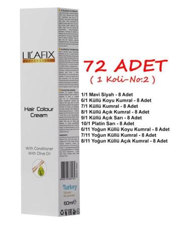 Lilafix Tube Hair Dye Mixed Box (no:2)