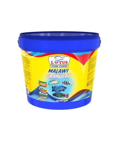 Lotus Malawi Granulat 3 Kg Aquarius Dolphin Yellow Princess Ahli Cichlid High Protein Fish Food