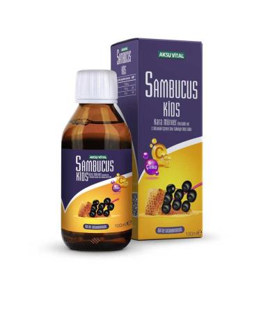 Aksu Vital Sambucus Kids Black Elderberry Extract Syrup 100 ml