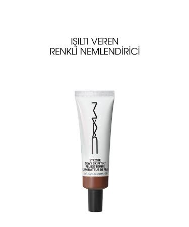 Mac Strobe Dewy Radiance-Giving Tinted Moisturizer with Hyaluronic Acid - Rich 3 -30 Ml DEMBA940