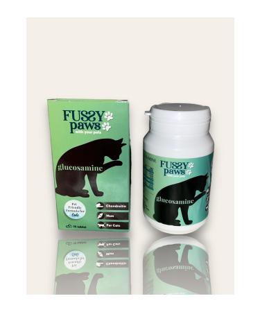 FUSSY PAWS Glucosamine Tablet Cat Joint Muscle and Joint Fluid Support Tablet for Cats