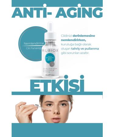 Albiox Moisturizing Care Serum Hyaluronic Acid + Phanthenol + Peptide 30 ml - Buy Online on GoSupps.com