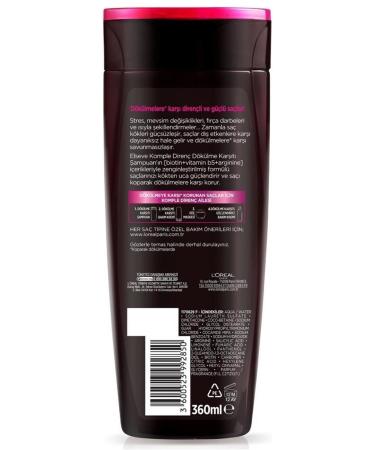 Elseve L'Or al Paris Elseve Complete Resistance Anti-Hair Loss Shampoo 360 Ml - Buy Online on GoSupps.com
