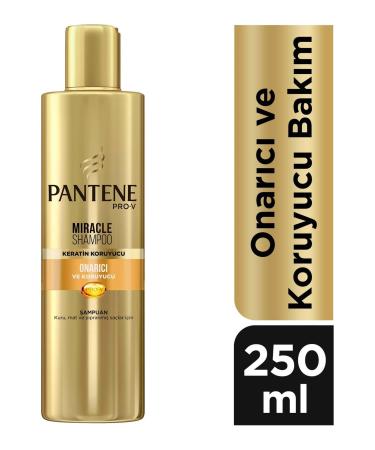 Pantene Miracle Shampoo Repair and Protective Care Keratin Protector 250 Ml Dry Dull and Damaged