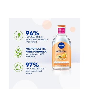 NIVEA Micellar Make-Up Remover AMINO ACID COMPLEX 400ml - FACE EYE LIP CLEANSING X 2 - Buy Online on GoSupps.com