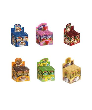 Alt ncezve SALEP WINTER TEA CAPPUCCINO HOT CHOCOLATE MINT LEMON READY TURKISH COFFEE WITH SUGAR SINGLE DRINKING 20 PIECES