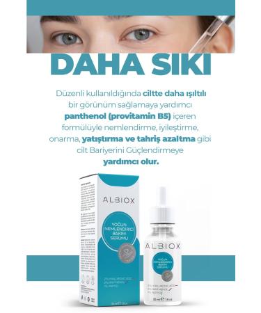 Albiox Moisturizing Care Serum Hyaluronic Acid + Phanthenol + Peptide 30 ml - Buy Online on GoSupps.com