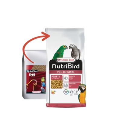Versele Laga 1 kg P19 Original Parrot Pellet (Open) Food Skt:06/2025