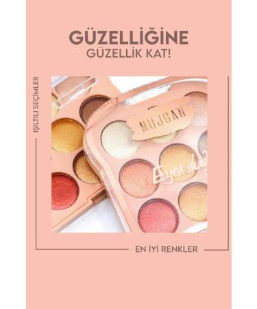 MUJGAN 9-Piece Eyeshadow Palette No:1 - Buy Online on GoSupps.com