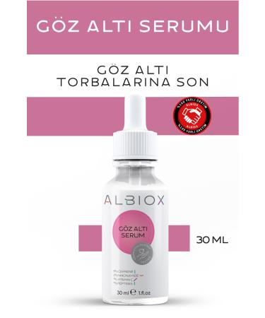 Albiox Anti-Eye Bags Serum (caffeine + Niacinamide + Vitamin C + Peptides) 30 Ml