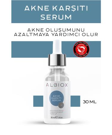 Albiox Anti-Acne Skin Serum (Glycolic Acid + Salicylic Acid + Zinc) 30 Ml
