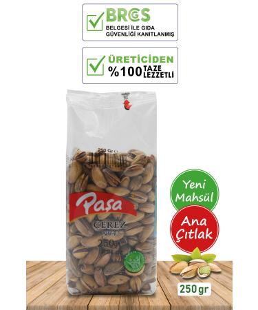 Pasha Nuts Roasted Pistachios Transparent Package 250 gr (FIRST QUALITY)