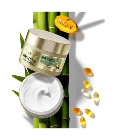 Pantene Hair Care Mask Long and Strong Keratin Protective Anti-Loss Bamboo + Biotin 160 Ml - Buy Online on GoSupps.com