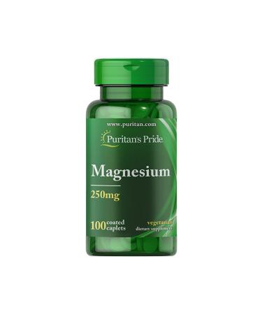 Puritan's Pride Magnesium 250 Mg 100 Tablets
