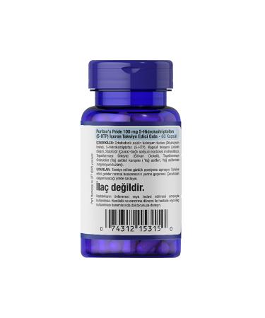 Puritan's Pride 5-htp 100 Mg 60 Capsules - Buy Online on GoSupps.com