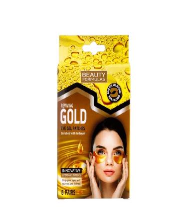 BEAUTY FORMULAS Gold Eye Mask 6 pieces 5012251012850
