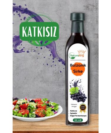Naturaking Natural Balsamic Vinegar 500 Ml (TRADITIONAL ADDITIVE-FREE) - Buy Online on GoSupps.com