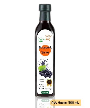 Naturaking Natural Balsamic Vinegar 500 Ml (TRADITIONAL ADDITIVE-FREE) - Buy Online on GoSupps.com