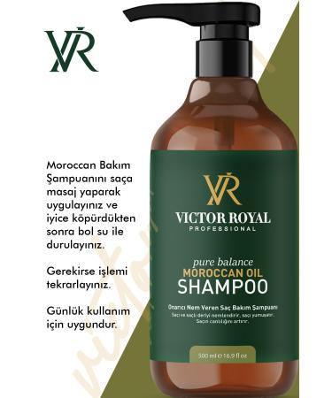 Victor Royal Argan Oil Repairing Moisture Hair Care Shampoo 500 Ml. 8684415818089 - Buy Online on GoSupps.com