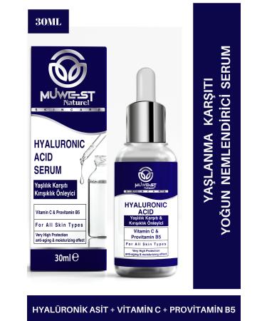 Muwest Natural Moisturizing Plumping Revitalizing Skin Serum Hyaluronic Acid