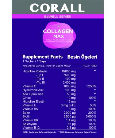 CORALL Collagen Max 30 Sachet Plain - Buy Online on GoSupps.com