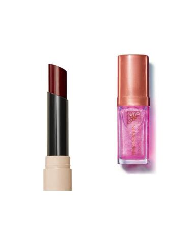 Avon Tinted Lip Balm Plum and Avon True Nourishing Lip Oil 7 Shimmering Petal