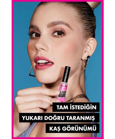 NYX Professional Makeup Brow Glue Eyebrow Fixing Mascara Transparent - Buy Online on GoSupps.com