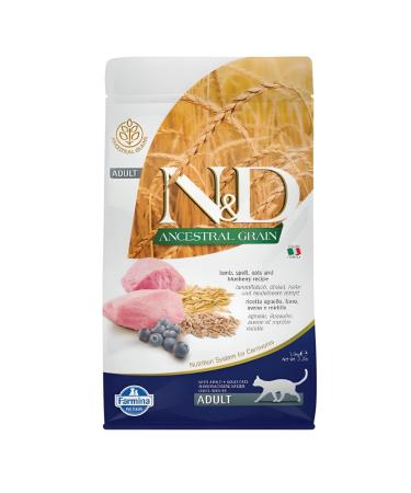 N & D Low Grain Lamb Blueberry Cat Food 1.5 Kg