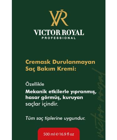 Victor Royal Keratin&argan Leave-In Hair Care Cream 500 Ml. 8684415818164 - Buy Online on GoSupps.com