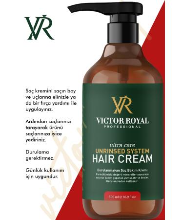 Victor Royal Keratin&argan Leave-In Hair Care Cream 500 Ml. 8684415818164 - Buy Online on GoSupps.com