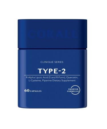 CORALL Type-2 60 Capsules (ALA QUARSETIN PIPERINE AND L-CYSTEINE) - Buy Online on GoSupps.com