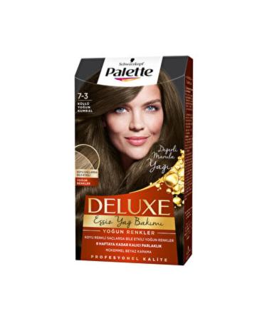 Palette ( 2 PIECES ) Palette Deluxe Intense Colors Hair Dye 7-3 Ash Intense Blonde